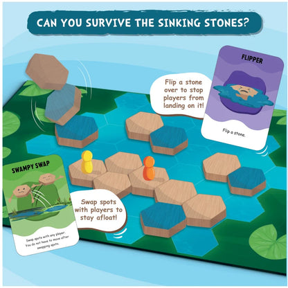 Sinking Stones | Strategy Board Game (ages 6+)