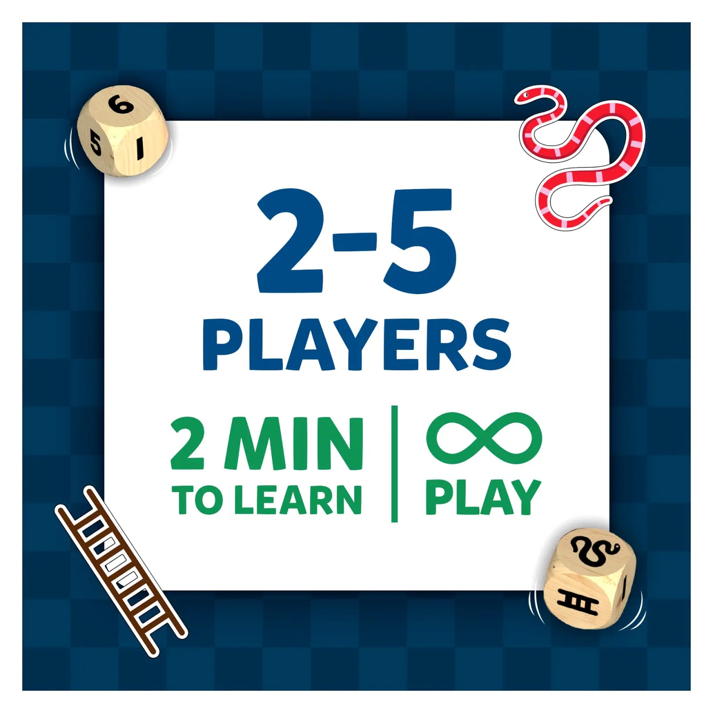 Snakes & Ladders | Magnetic & Customizable Board Game with a Twist (ages 4+)