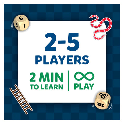 Snakes & Ladders | Magnetic & Customizable Board Game with a Twist (ages 4+)