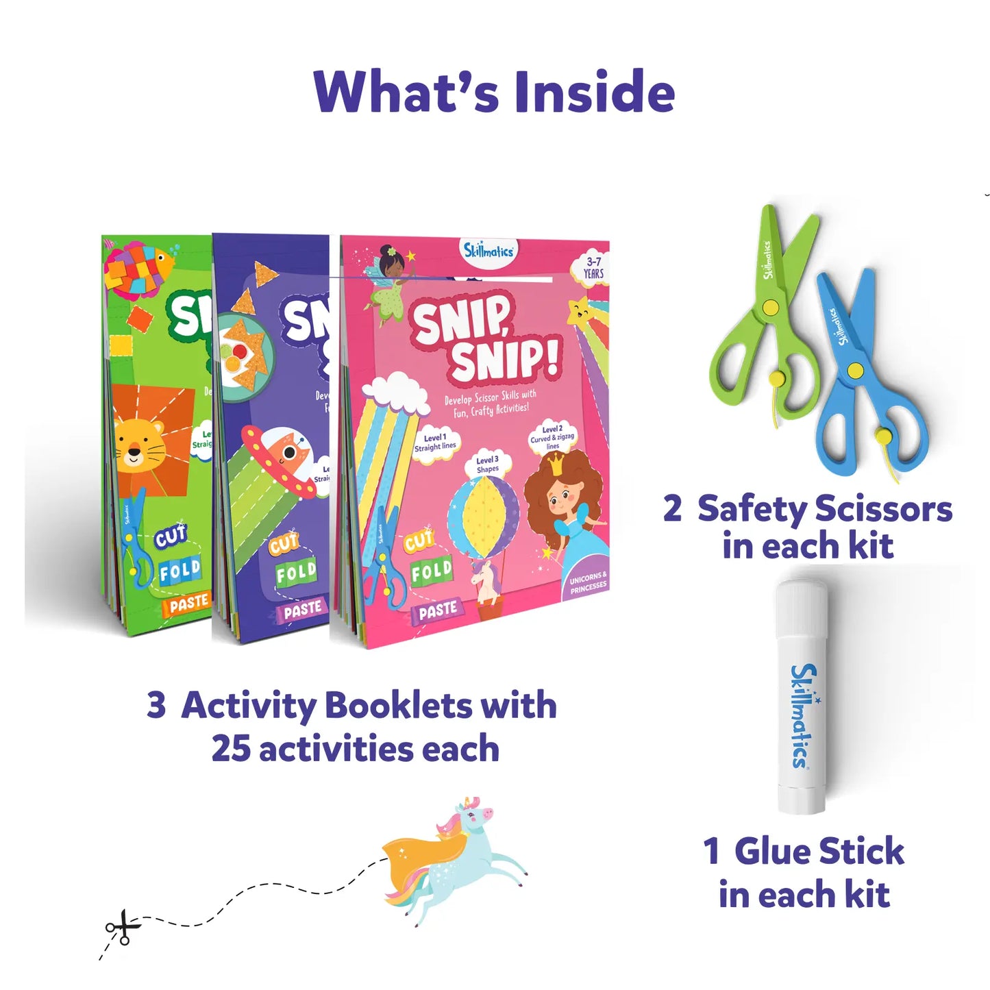 Cut, Paste & Create Combo (ages 3-7)