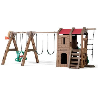 Step2 Naturally Playful Adventure Lodge Play Center with Glider