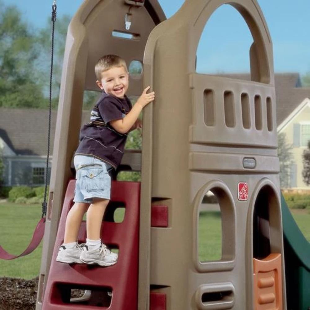 Step2 Naturally Playful Playhouse Climber & Swing Extension