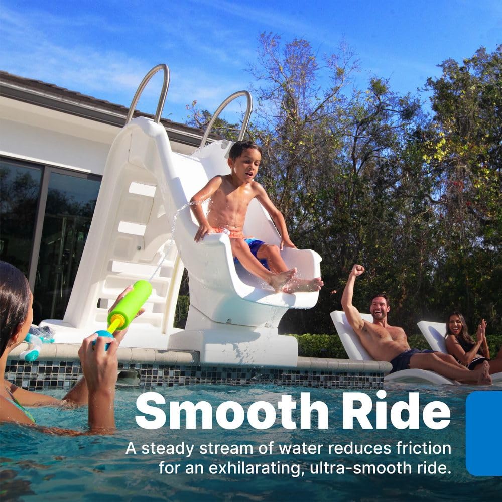 Step2 Vero Pool Slide -White