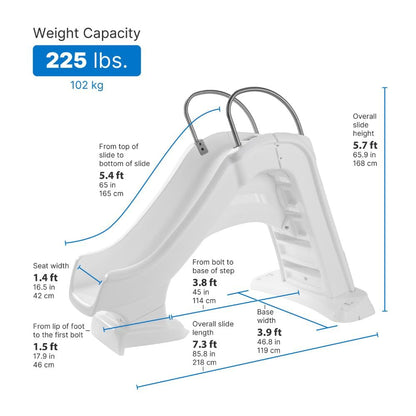 Step2 Vero Pool Slide -White