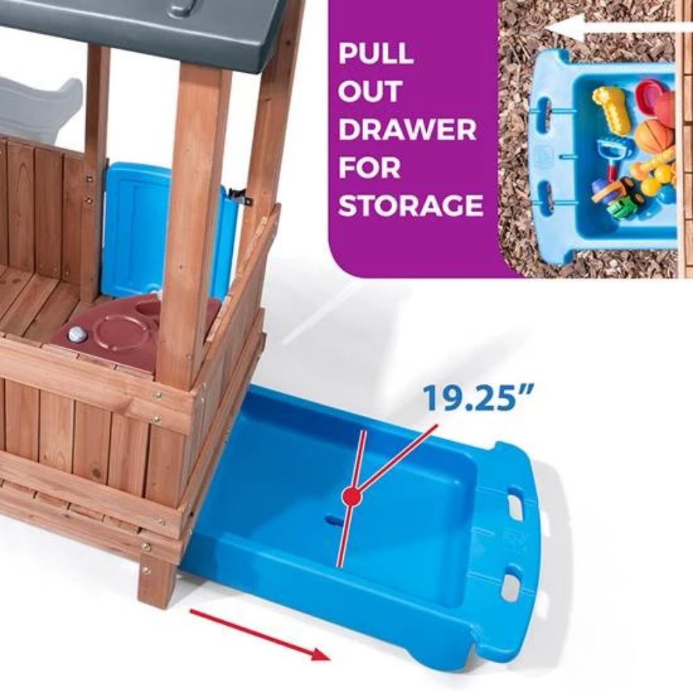 Step2 Woodland Adventure Playhouse & Slide