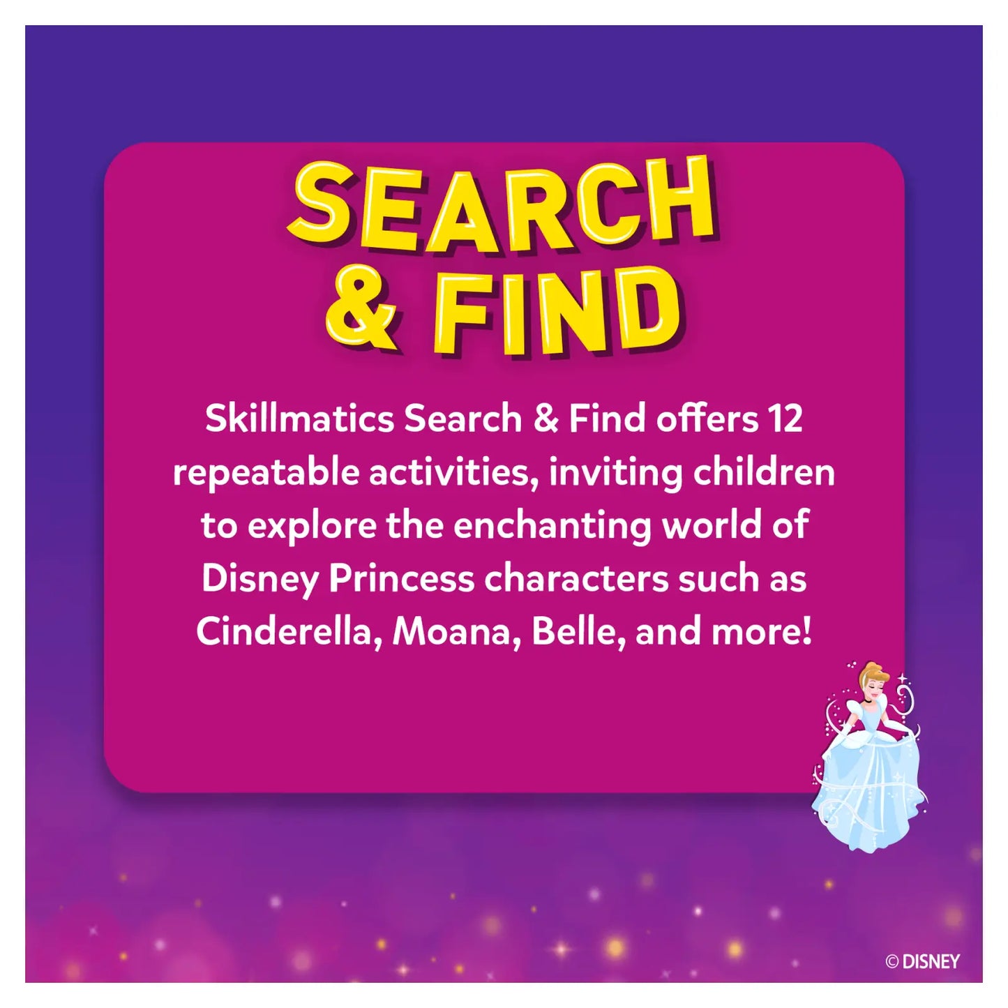 Search & Find Disney Princess | Reusable Activity Mats (ages 3-6)
