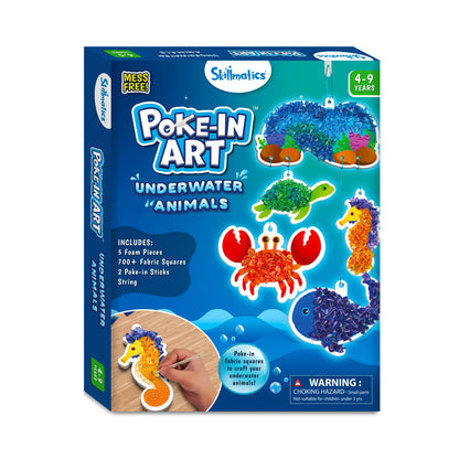 Poke-in Art: Underwater Animals | No Mess Art for Kids (ages 4-9)