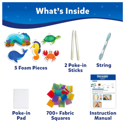 Poke-in Art: Underwater Animals | No Mess Art for Kids (ages 4-9)