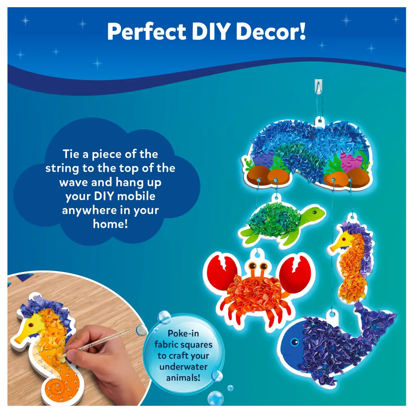 Poke-in Art: Underwater Animals | No Mess Art for Kids (ages 4-9)