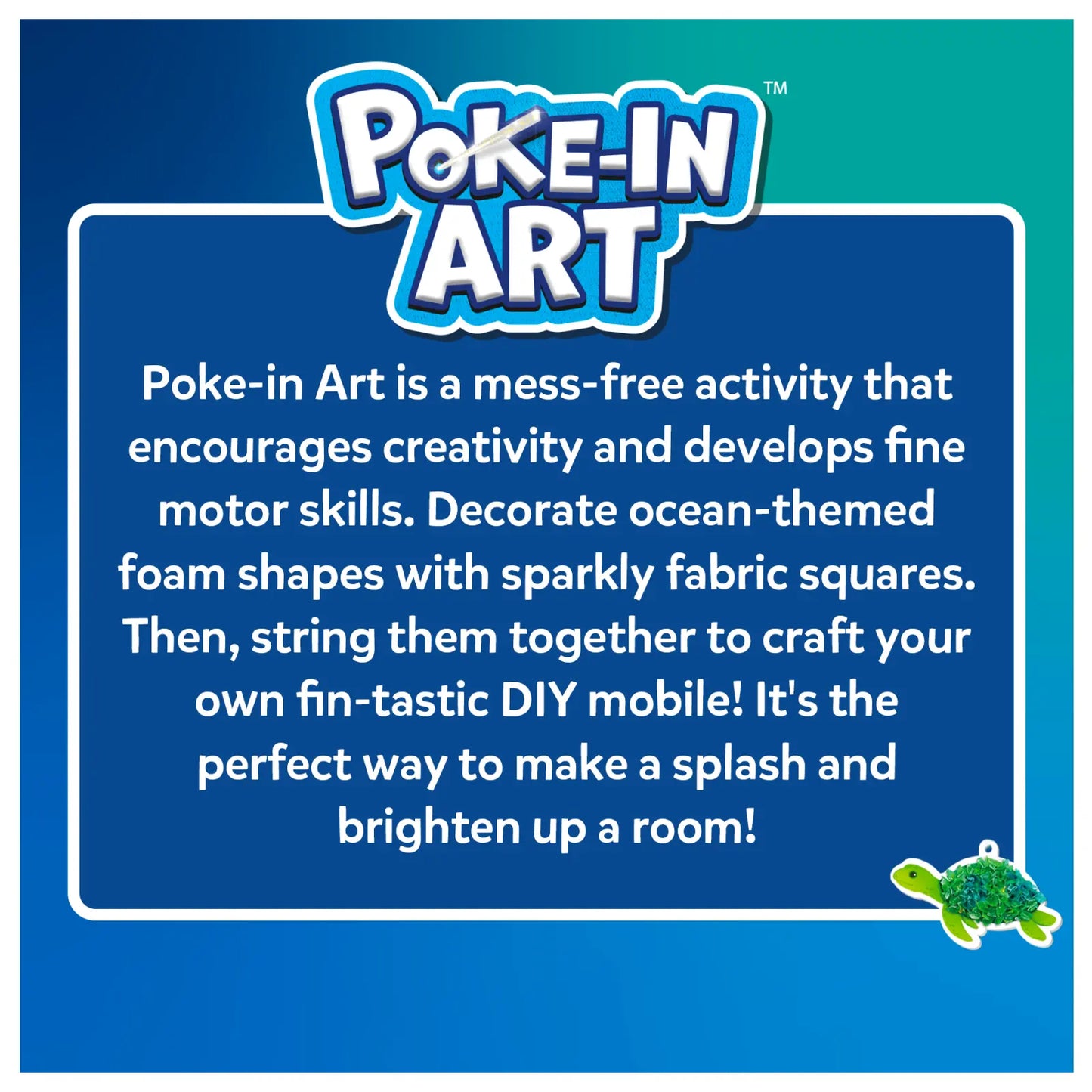Poke-in Art: Underwater Animals | No Mess Art for Kids (ages 4-9)