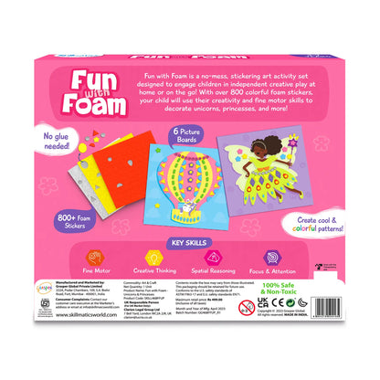 Fun with Foam: Unicorn & Princesses | 3D Sticker Activity (ages 3-7)
