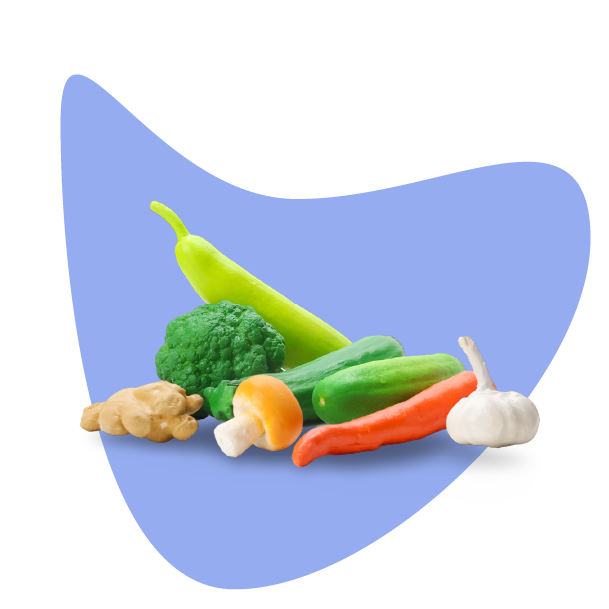 Realistic Vegetables Set of 8