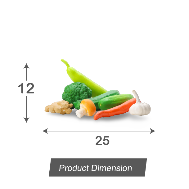 Realistic Vegetables Set of 8