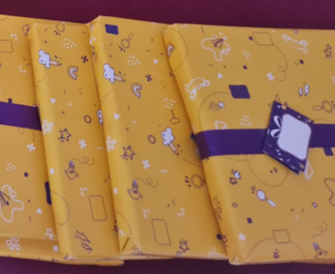 Gift Wrap (Purple/yellow) (one per item)