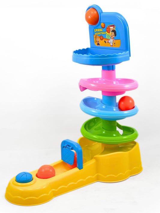 Spiral Basketball by GIRNAR – Indoor Basketball Play Set