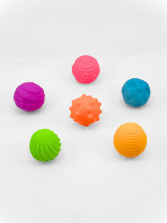 Squeezy Planets Sensory Ball Set (6 Pcs) - Textured & Educational | UATOYS