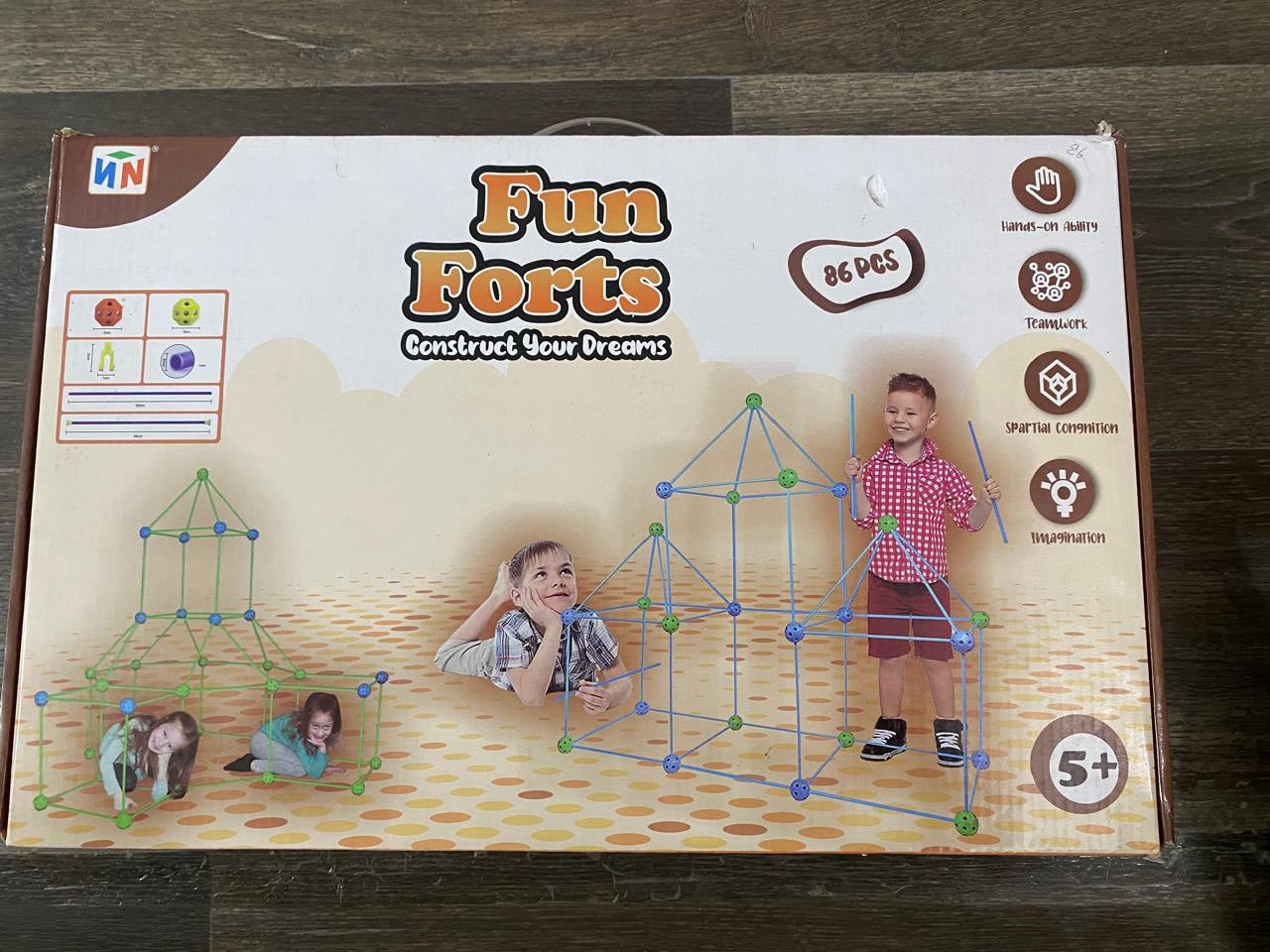 Fun Forts Construction Dreams – 86 Pcs