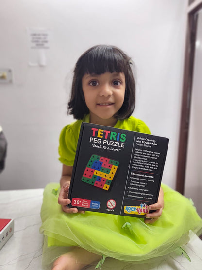 Tetris Peg Puzzle – Stack, Fit & Learn