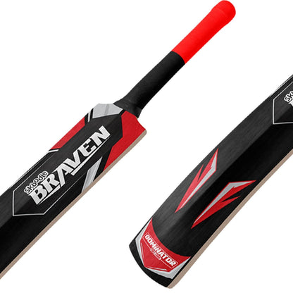 Skoodle Braven Dominator Full-Cane Kashmir Willow Cricket Bat