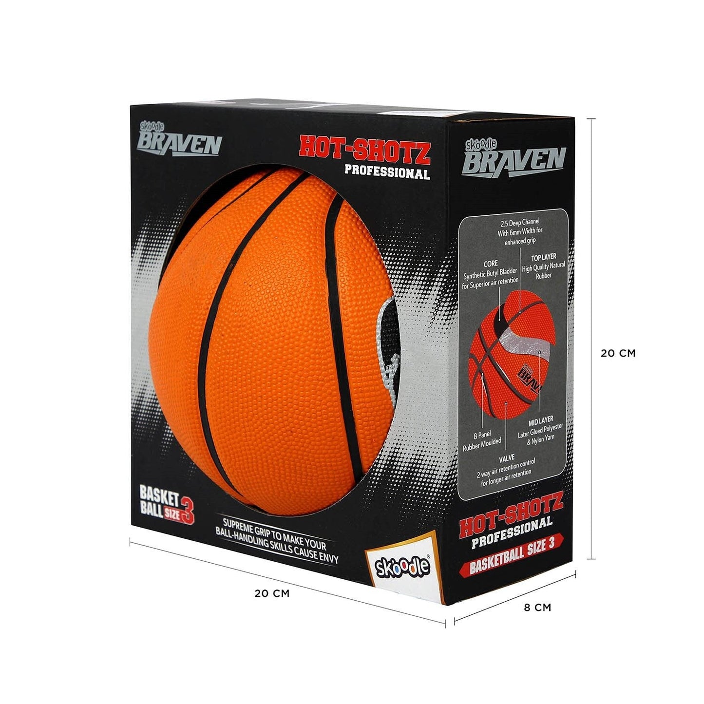 Braven Hot-Shotz Pro Basketball - Size 5