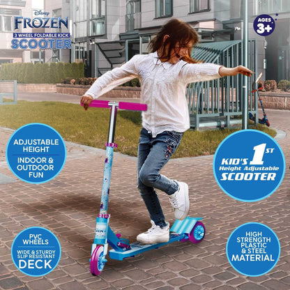Frozen 3 Wheel Foldable Kick Scooter