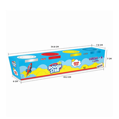 Skoodle Dough Star Mega 125 Gm - Pack Of 4A