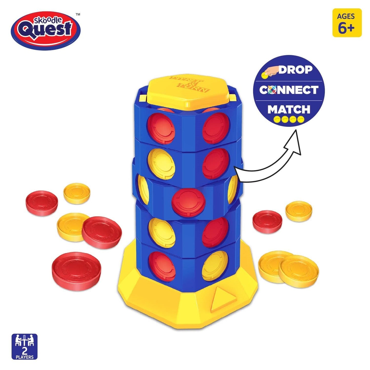 Skoodle Quest Bridge 4 Tower Twist & Turn