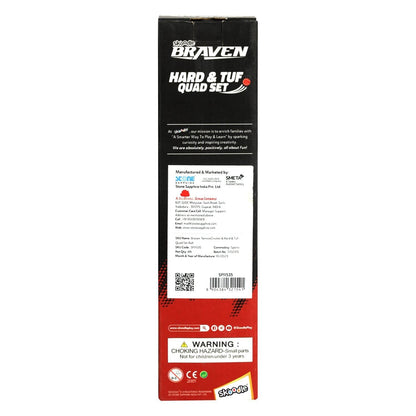 Skoodle Braven Tennis4 Cricket Hard & Tuf Ball (Set Of 4)