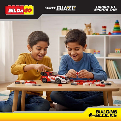 Bildago Street Blaze - Torque GT Sports Car (SP13419), 3-in-1 Model (150 PCS)