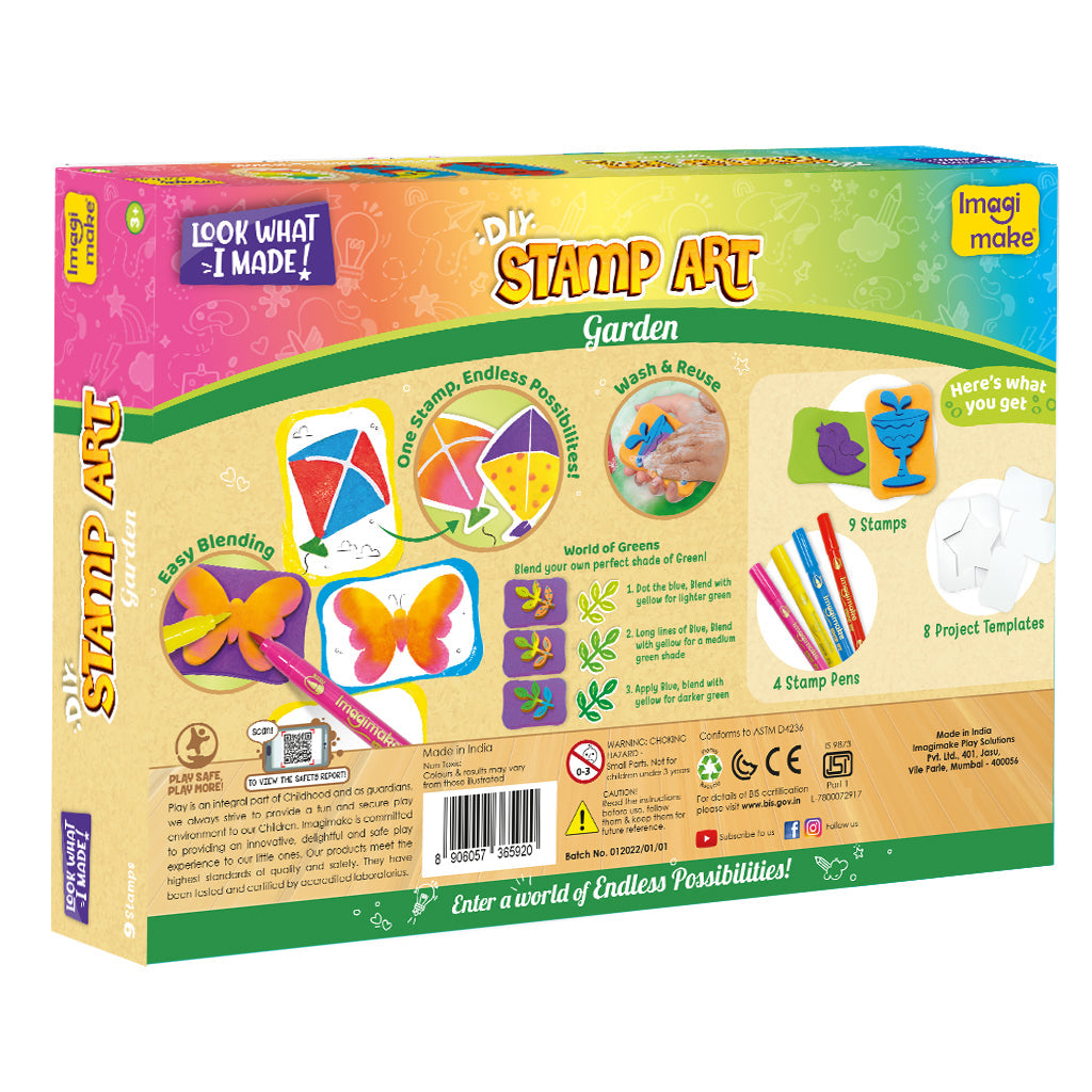 Stamp Art - Garden