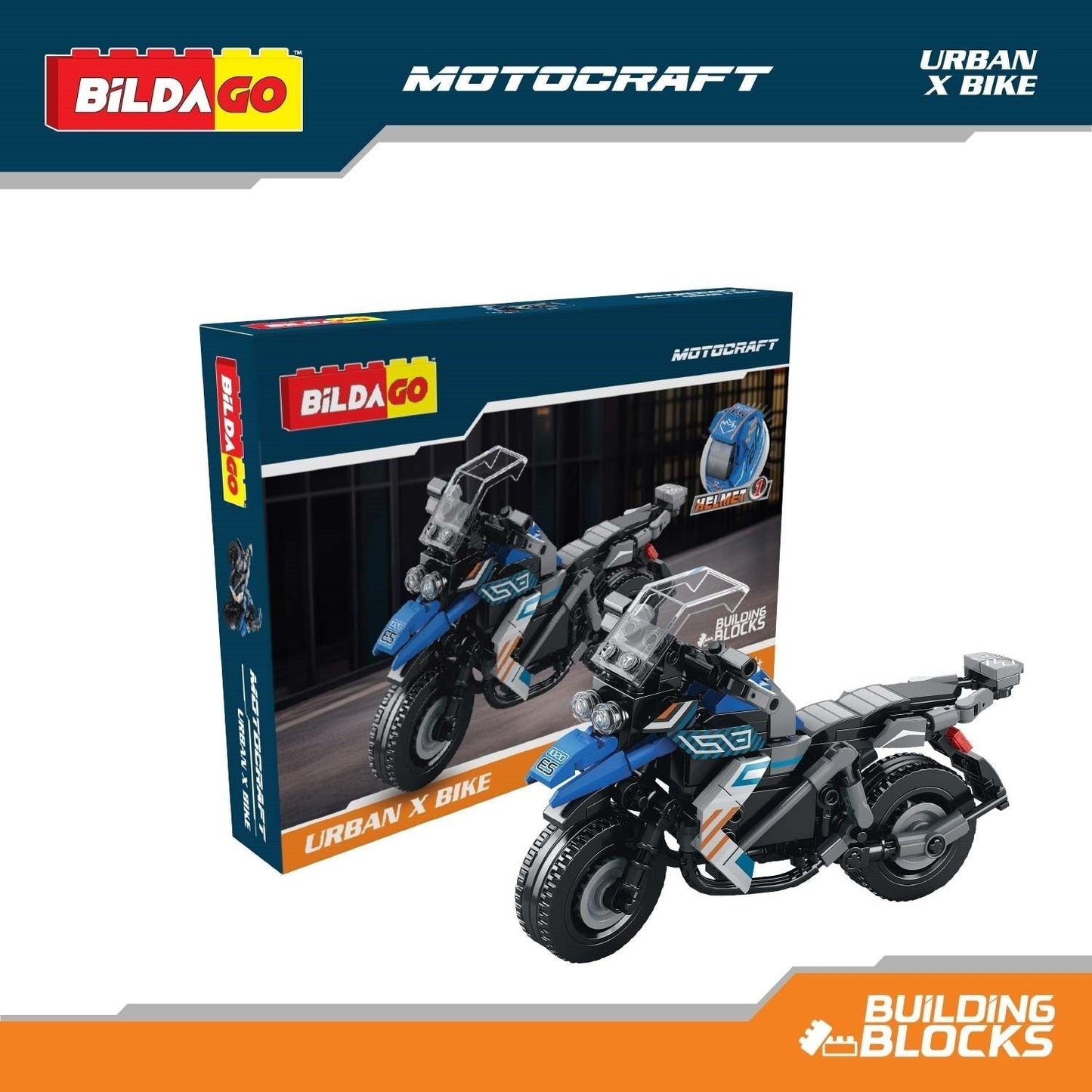 Bildago Motocraft - Urban X Bike (SP13430) with Helmet (228 PCS)
