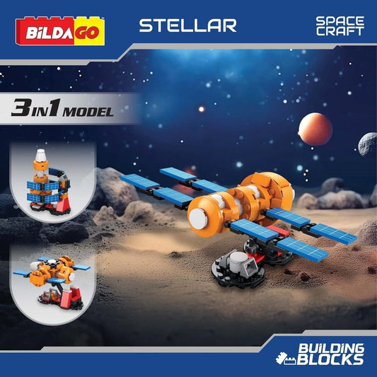 Bildago Stellar - Space Craft (SP13429)- 3-in-1 Model (120 PCS)