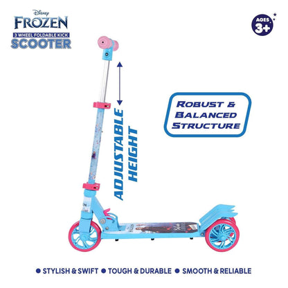 Frozen 3 Wheel Foldable Kick Scooter