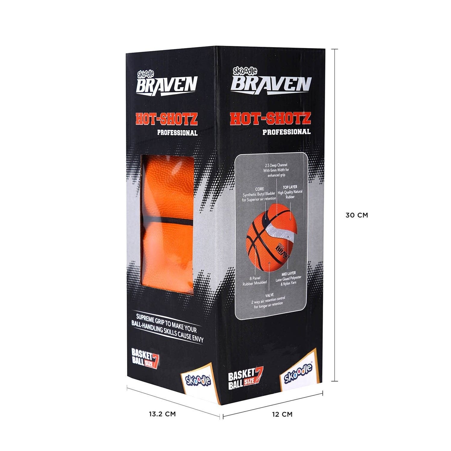 Skoodle Braven Hot-Shotz Basketball - Size 7