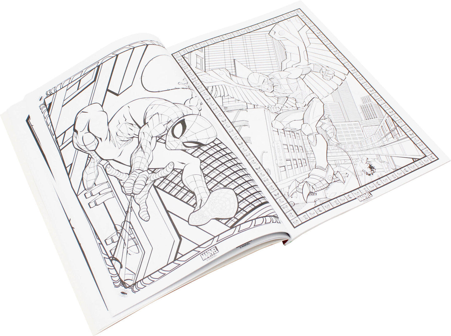 Marvel Spiderman Coloring & Activity Book With Vinyl Stickers