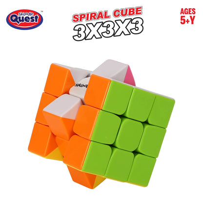 Skoodle Quest Spiral Cube 3X3X3 Block Cased