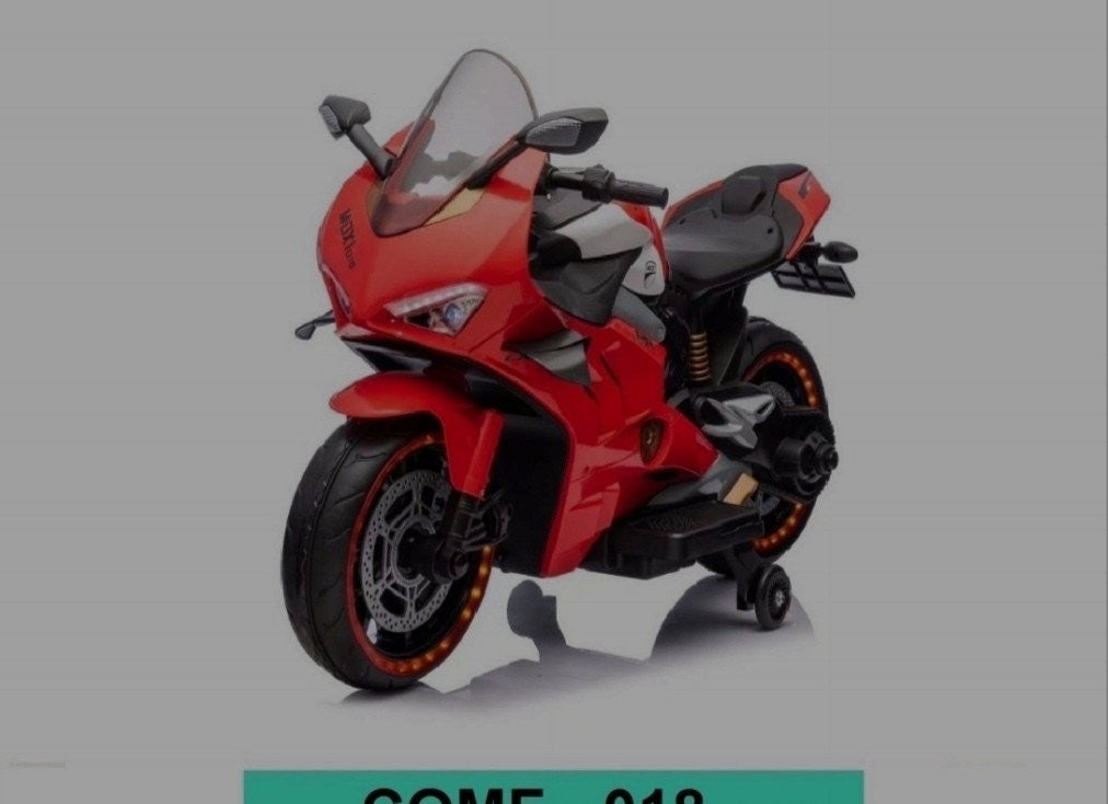 Kids Electric Ride-On Sports Motorcycle (Ducati Style, Red) | COMF-018