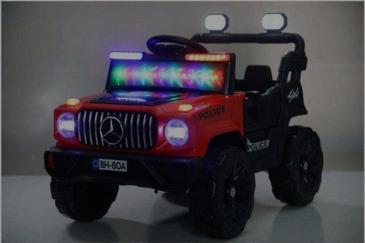Kids Electric Ride-On Police Jeep 4x4 | COMF-80A