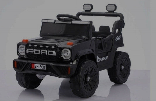 Kids Electric Ride-On Ford Police Jeep 4x4 | COMF-80B