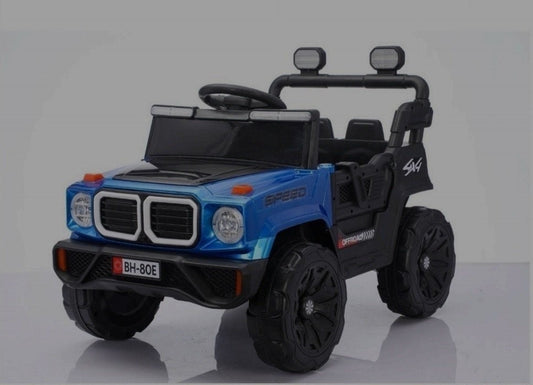 Kids Electric Ride-On Speed Jeep 4x4 (Blue) | COMF-80E