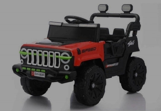 Kids Electric Ride-On Speed Jeep 4x4 (Red) | COMF-80R