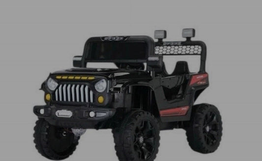 Kids Electric Ride-On Jeep 4x4 (Spray Painted, Black) | COMF-904-SP