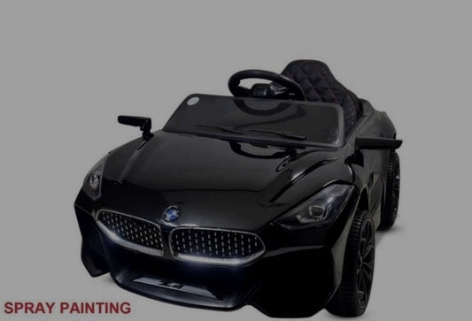 Kids Electric Ride-On BMW Z4 Style Sports Car (Spray Painted, Black) | COMF-Z4-SP