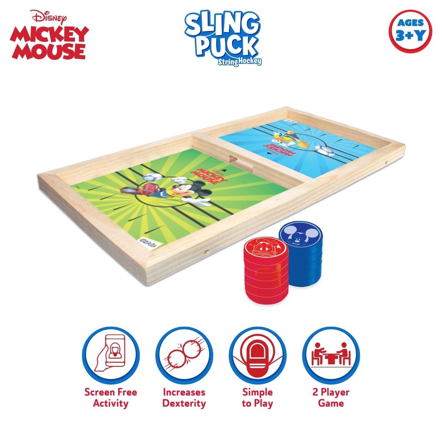 Disney Mickey Sling Puck Table Game