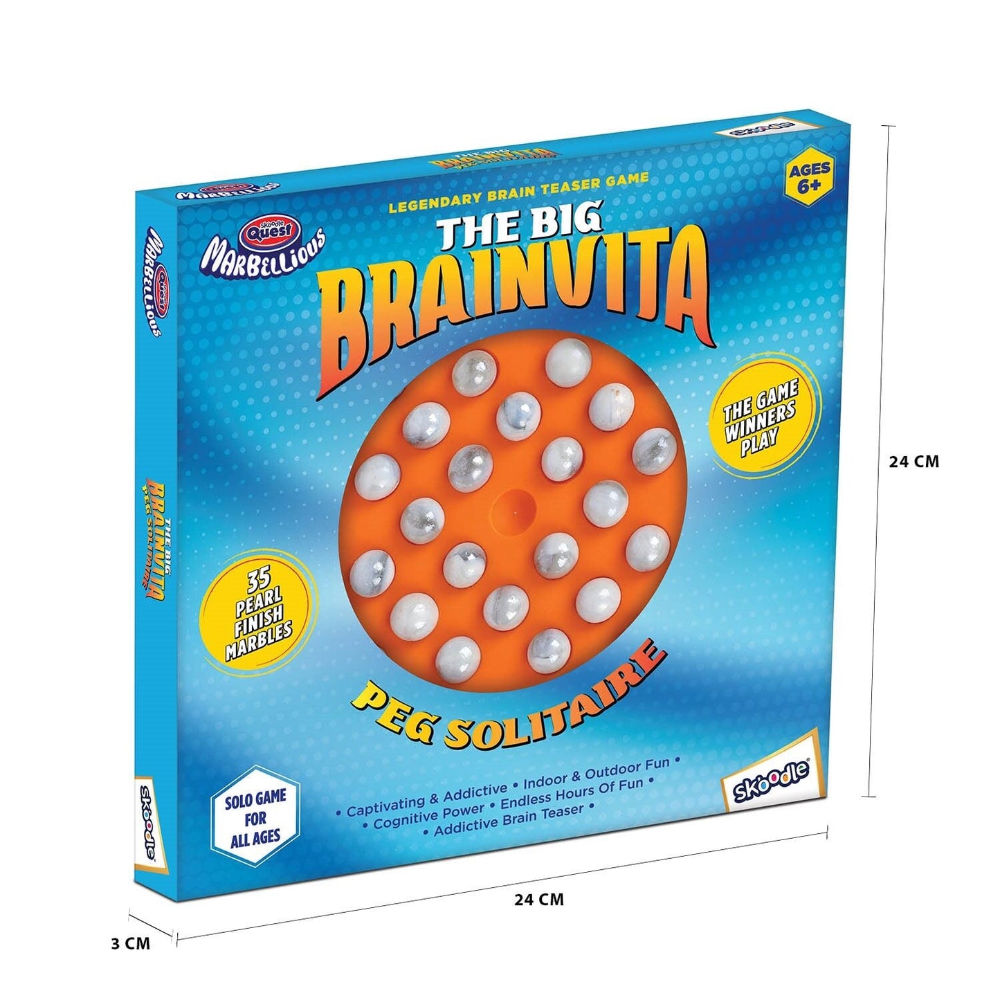Skoodle The Big Brainvita - Orange
