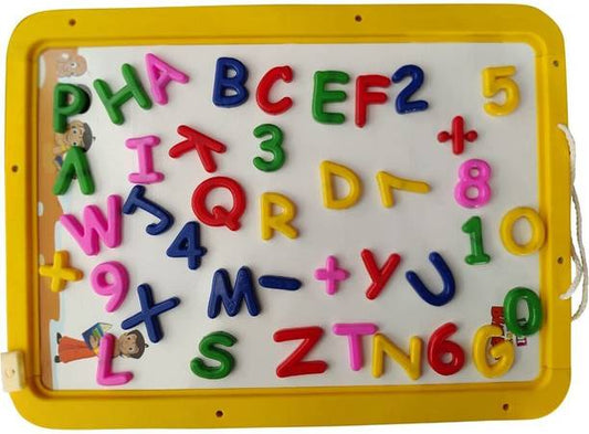 Kirat Double Sided Magic Magnetic Hanging Board Slate D...