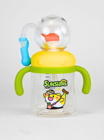 Tykle Shark BTS Combo – Plush Sling Bag + Sunshine Straw Sippy Bottle