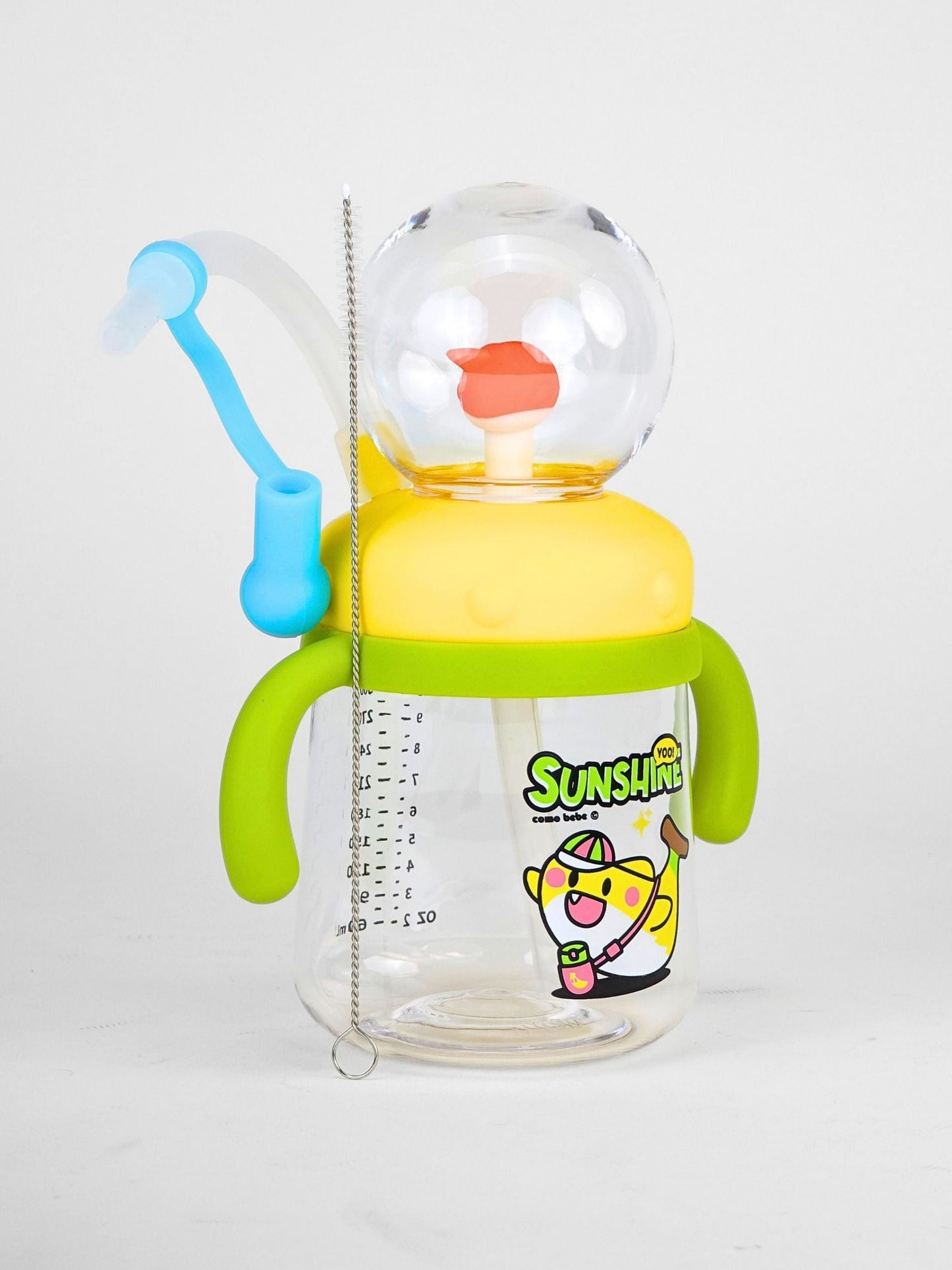Tykle Rainbow Cloud BTS Combo – Plush Sling Bag + Sunshine Straw Sippy Bottle