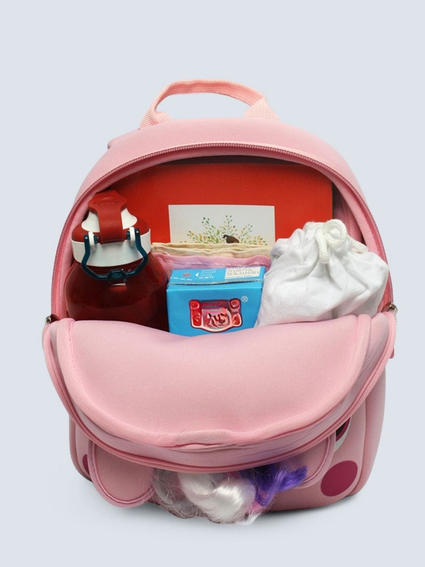 Tykle Pink Unicorn BTS Combo – Neoprene Backpack + Unicorn Water Bottle