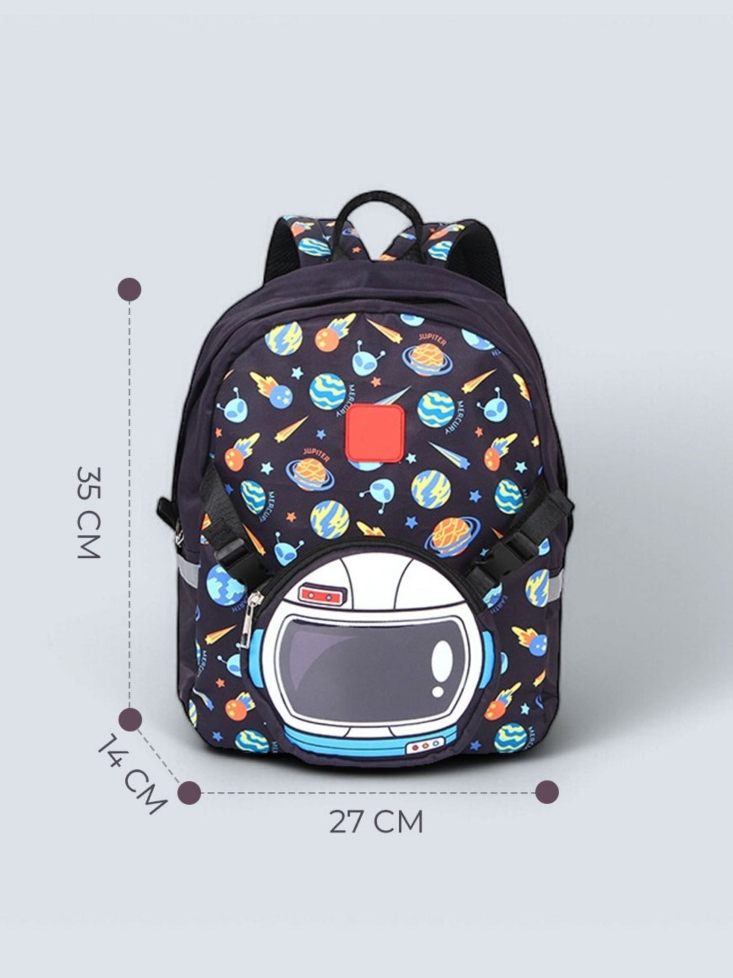Tykle Space BTS Combo – 2-in-1 School Bag + Pencil Case + Crayon Sticks + Stationery Set